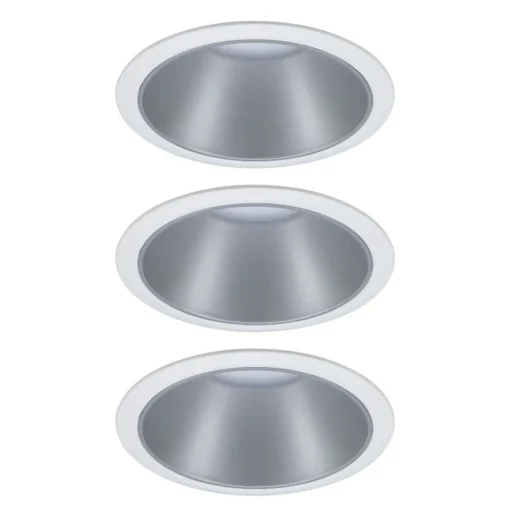 Paulmann Cole LED Spotlight zilver-wit 3per set