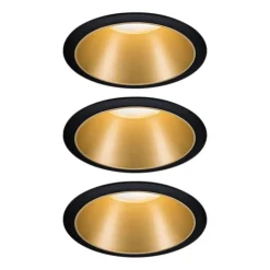 Paulmann Cole LED Spotlight, goud-zwart, 3per set
