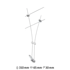 Paulmann Comet enkele spot voor kabelsysteem