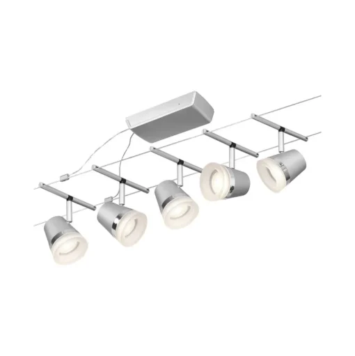 Paulmann Cone kabelsysteem basisset 5l. chroom mat