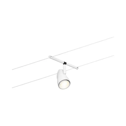 Paulmann Cup kabelsysteem basisset 5-lamps mat wit