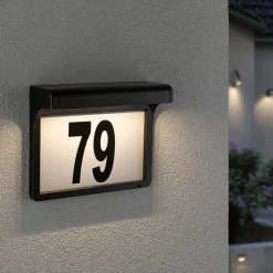 Paulmann Dayton LED solar-huisnummer lamp