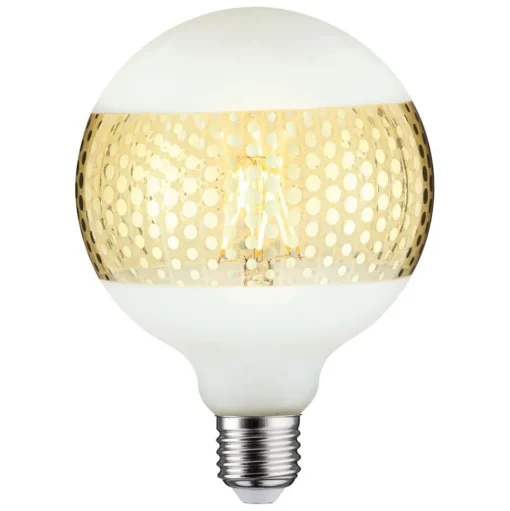 Paulmann E27 LED bol 4,5W ringspiegel goud punt