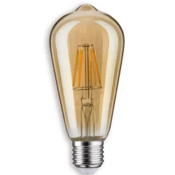 Paulmann E27 6,5W 825 LED rustieke lamp ST64 goud