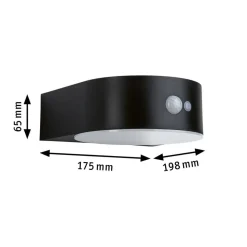 Paulmann Eileen buitenwandlamp solar met sensor