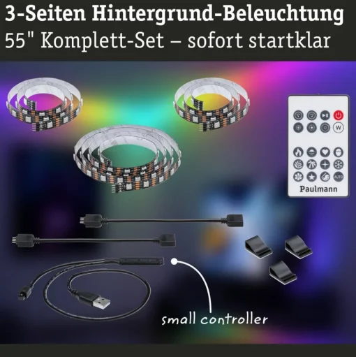 Paulmann EntertainLED LED Strip RGB Set 55 inch