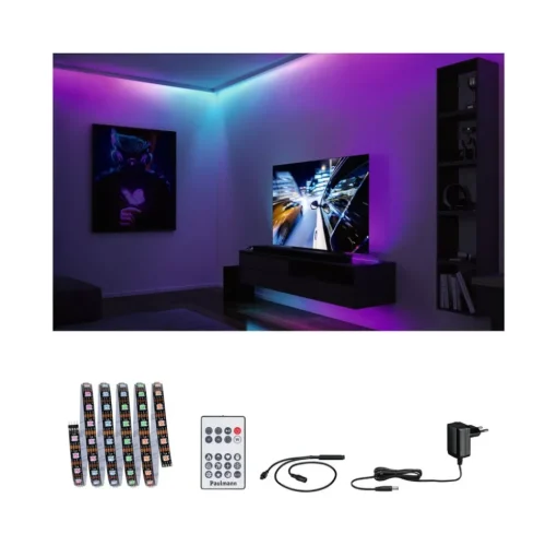 Paulmann EntertainLED LED strip, RGB, set, 1,5m