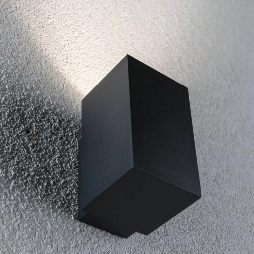 Paulmann Flame buitenwandlamp 1lp 10,3cm antraciet