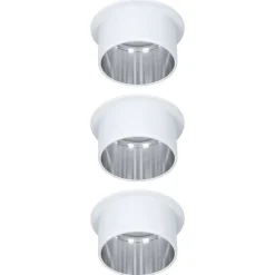 Paulmann Gil LED inbouwlamp wit/ijzer 3 per set