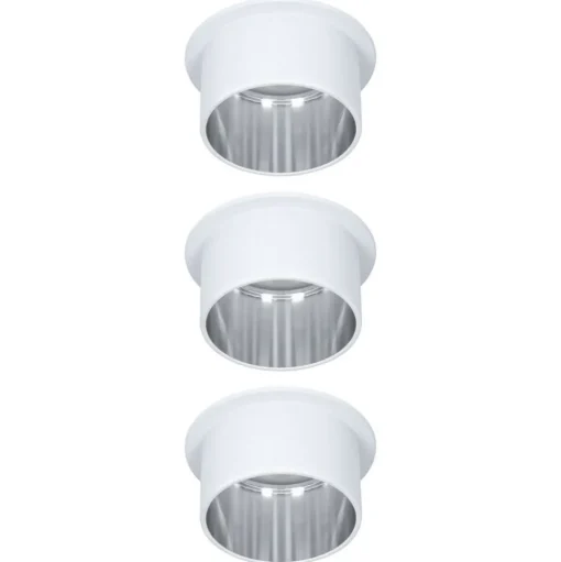 Paulmann Gil LED inbouwlamp wit/ijzer 3 per set
