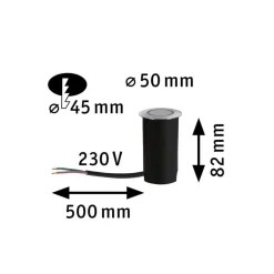 Paulmann Goldlicht LED inbouwlamp 5cm afscherming