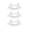 Paulmann GU10-inbouwlamp 3 per set star, wit