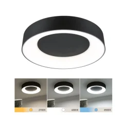 Paulmann HomeSpa Casca plafondlamp Ø40cm zwart
