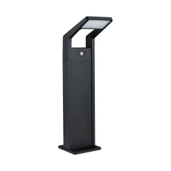 Paulmann Juntea LED tuinpadverlichting, aluminium, antraciet, sensor