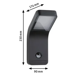 Paulmann Kulma LED buiten wandlamp met sensor