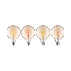 Paulmann LED bol G125 ZigBee E27 6,3W goud RGBW