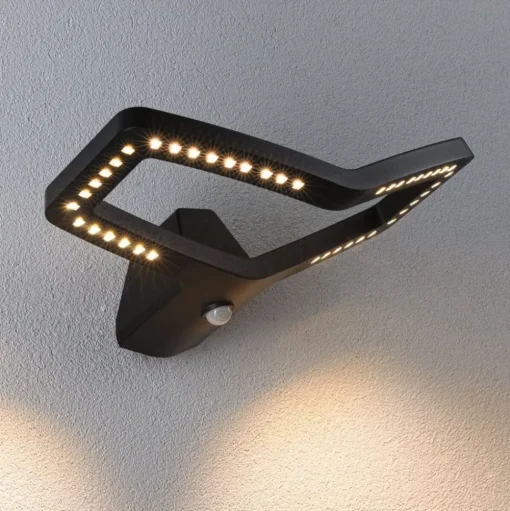 Paulmann LED buiten wandlamp Alara, antraciet, IP44