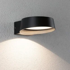 Paulmann LED buiten wandlamp Capea Grand antraciet 16 cm IP44
