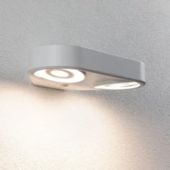Paulmann LED buiten wandlamp Silma wit 2-lamps IP44