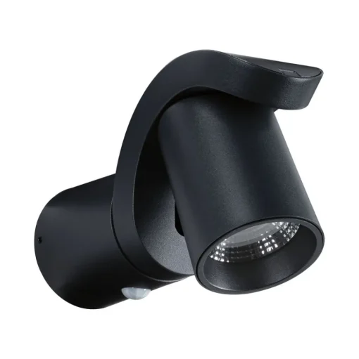 Paulmann LED buitenwandlamp Cuff, sensor, antraciet