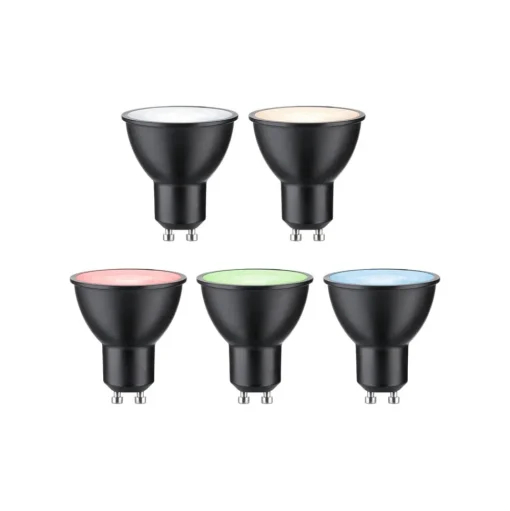 Paulmann LED GU10 4,8W 350lm Zigbee RGBW zwart