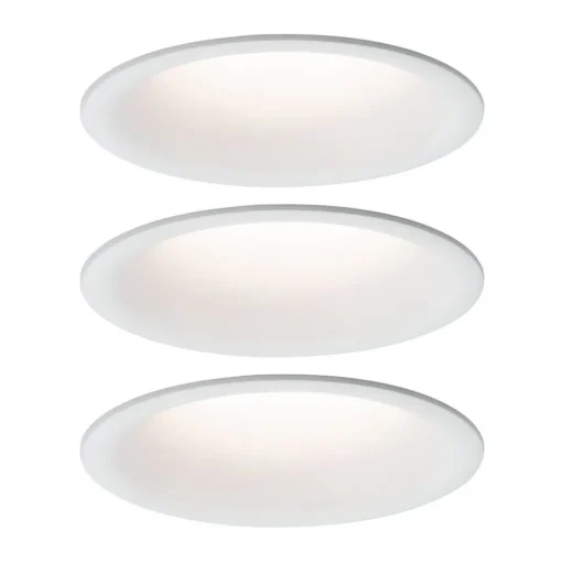 Paulmann LED inbouwlamp Cymbal 3x6,8W IP44