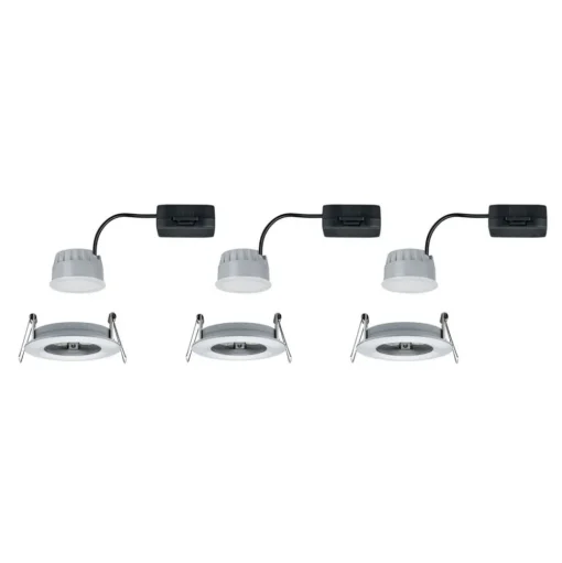 Paulmann LED inbouwspot Nova Coin 3 aluminium rond dimbaar