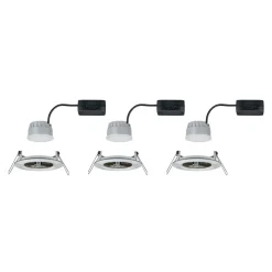 Paulmann LED inbouwspot Nova Coin 3 ijzer rond dimbaar