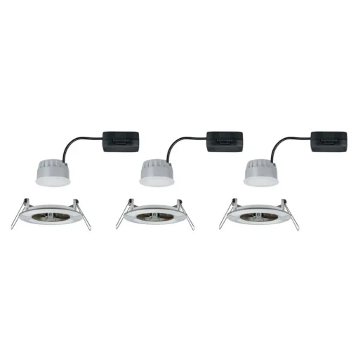Paulmann LED inbouwspot Nova Coin 3 ijzer rond dimbaar