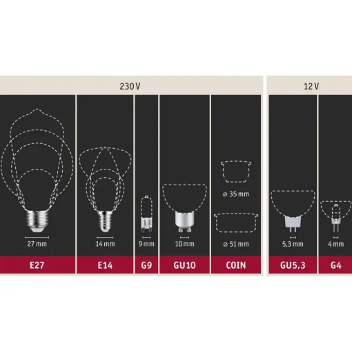 Paulmann LED kaars E14 5W gloeidraad 3-staps dimbaar