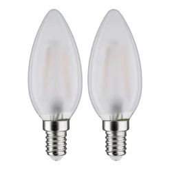 Paulmann LED kaars E14 3W 2.700K mat 2 per pak