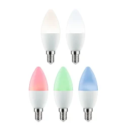 Paulmann LED kaars E14 5W 470lm Zigbee RGBW