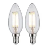 Paulmann LED kaarslamp E14 4,8W 4.000K mat per 2
