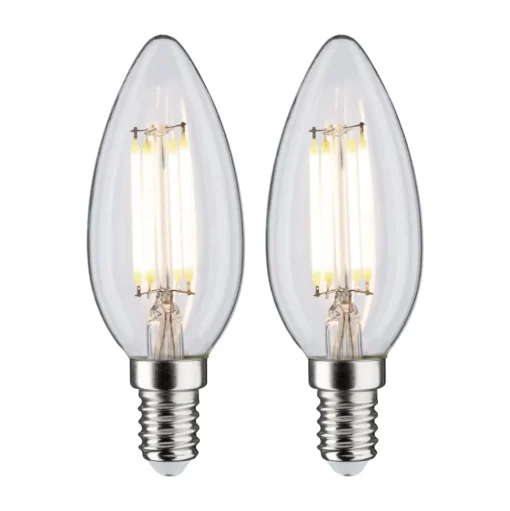 Paulmann LED kaarslamp E14 4,8W 4.000K mat per 2