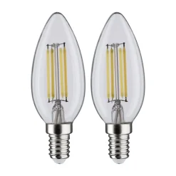 Paulmann LED kaarslamp E14 4,8W 4.000K mat per 2