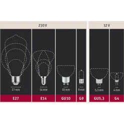Paulmann LED lamp E27 filament groen 1,1W
