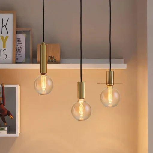 Paulmann LED lamp E27 3,5W Helix 1.800K G125 goud