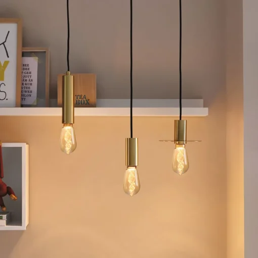 Paulmann LED lamp E27 3,5W Helix 1.800K ST64 goud