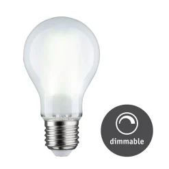 Paulmann LED lamp E27 9W 6.500K mat dimbaar