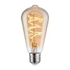 Paulmann LED lamp E27 5W ST64 1.800K goud dimbaar