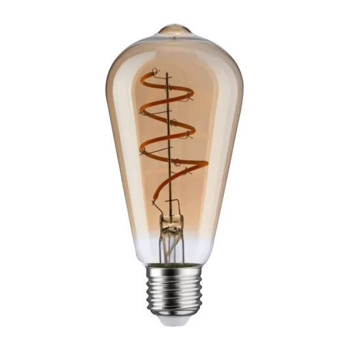Paulmann LED lamp E27 5W ST64 1.800K goud dimbaar
