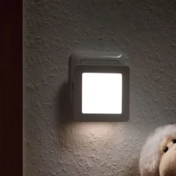 Paulmann LED nachtlampje, wandcontactdoos, hoekig