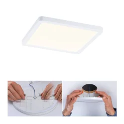 Paulmann LED paneel Aero 3.000K hoekig 17,5 cm wit
