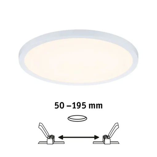 Paulmann LED paneel Aero dimtowarm rond wit 23cm