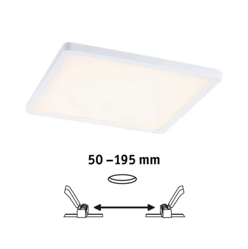 Paulmann LED paneel Aero ZigBee hoekig wit 23cm