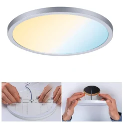 Paulmann LED paneel Aero CCT rond chroom 23cm