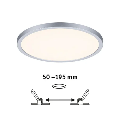 Paulmann LED paneel Aero CCT rond chroom 23cm