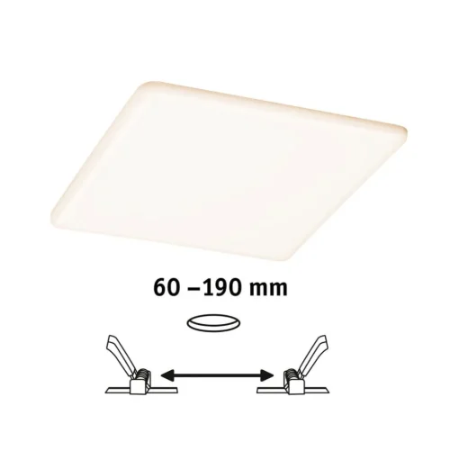 Paulmann LED paneel Veluna hoekig ZigBee 21,5cm