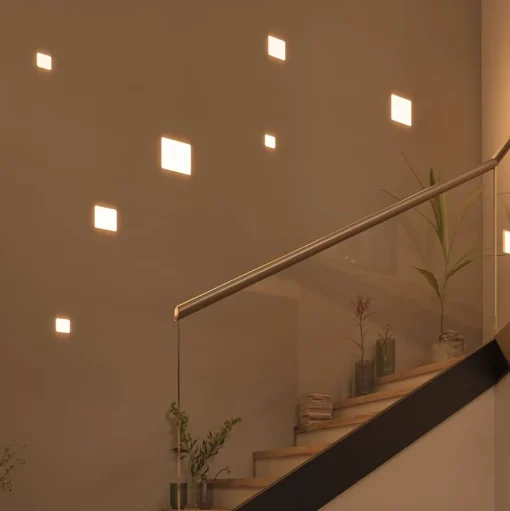 Paulmann LED paneel Veluna 3.000K hoekig 18,5 cm