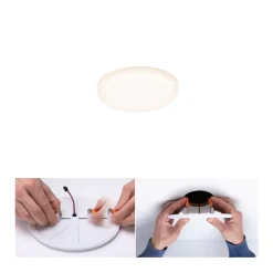 Paulmann LED paneel Veluna 3.000K rond 7,5cm